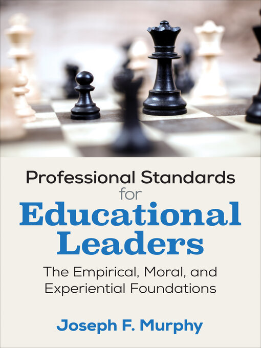 Title details for Professional Standards for Educational Leaders by Joseph  F. Murphy - Available